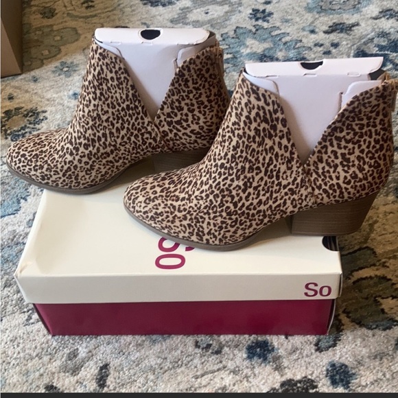 Leopard ankle boots size 7 - Picture 2 of 7